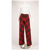 Image 1 : "Highland Rape" MacQueen Tartan High-Waisted Flared Trouser and Original Pattern AW 1995