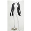 Image 2 : "The Hunger" Grey Open Front Torso Jacket With Slashed Sleeves and Original Pattern SS 1996