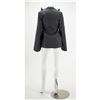 Image 4 : "The Hunger" Grey Open Front Torso Jacket With Slashed Sleeves and Original Pattern SS 1996