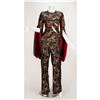 Image 1 : "The Hunger" Chinese Silk Slashed Panelled Top Suit: Jacket and Trousers SS 1996 With Pattern