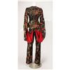 Image 2 : "The Hunger" Chinese Silk Slashed Panelled Top Suit: Jacket and Trousers SS 1996 With Pattern