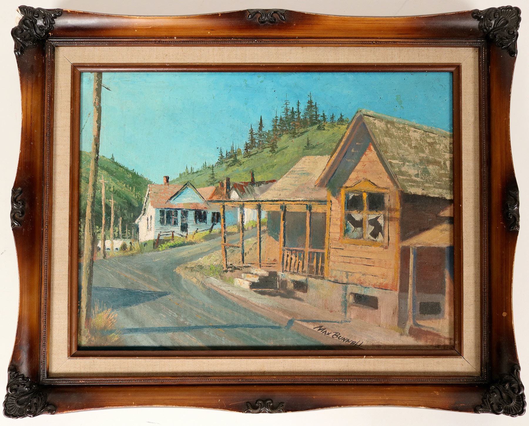 Original Oil Painting By Nevada Artist Max Bunnell 114357