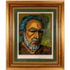 Image 1 : Anthony Quinn Self Portrait "Zorba" Serigraph, High-end Framing  (110786)