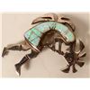 Image 1 : Kokopelli Sterling Fire Opal Pin  (109105)