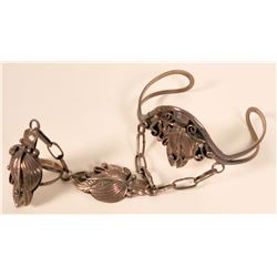 Navajo Ring and Connected Bracelet  (109754)