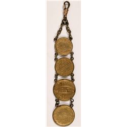 Theatrical Engraved Watch Fob  (110597)