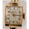 Image 1 : Vintage Lady Elgin Watch 14k Solid Gold with Movable Lugs - WORKING!  (109941)