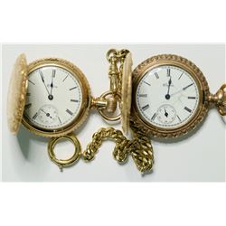 Two Ladies Elgin pocket watches  (109008)