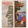 Image 1 : Two Rare Lake Tahoe Railroad Tourism Brochures  (107890)