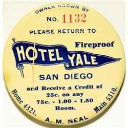 Hotel Yale Advertising Mirror  (110591)