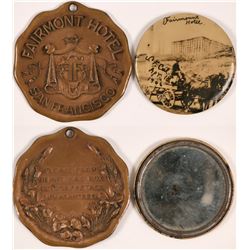 Fairmont Hotel Mirror and Key Fob  (112089)