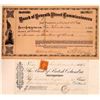 Image 1 : Rare San Francisco Check Plus Board of Street Commissioners Draft  (107790)