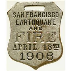 San Francisco Earthquake and Fire Fob  (112081)