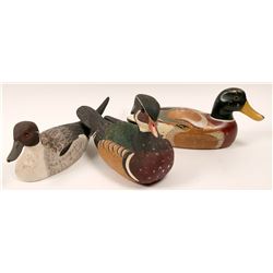 Three signed duck decoys  (110488)