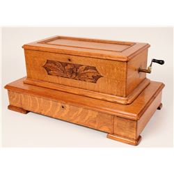 Jacot & Son Music Box with 2 Cylinders  (110797)