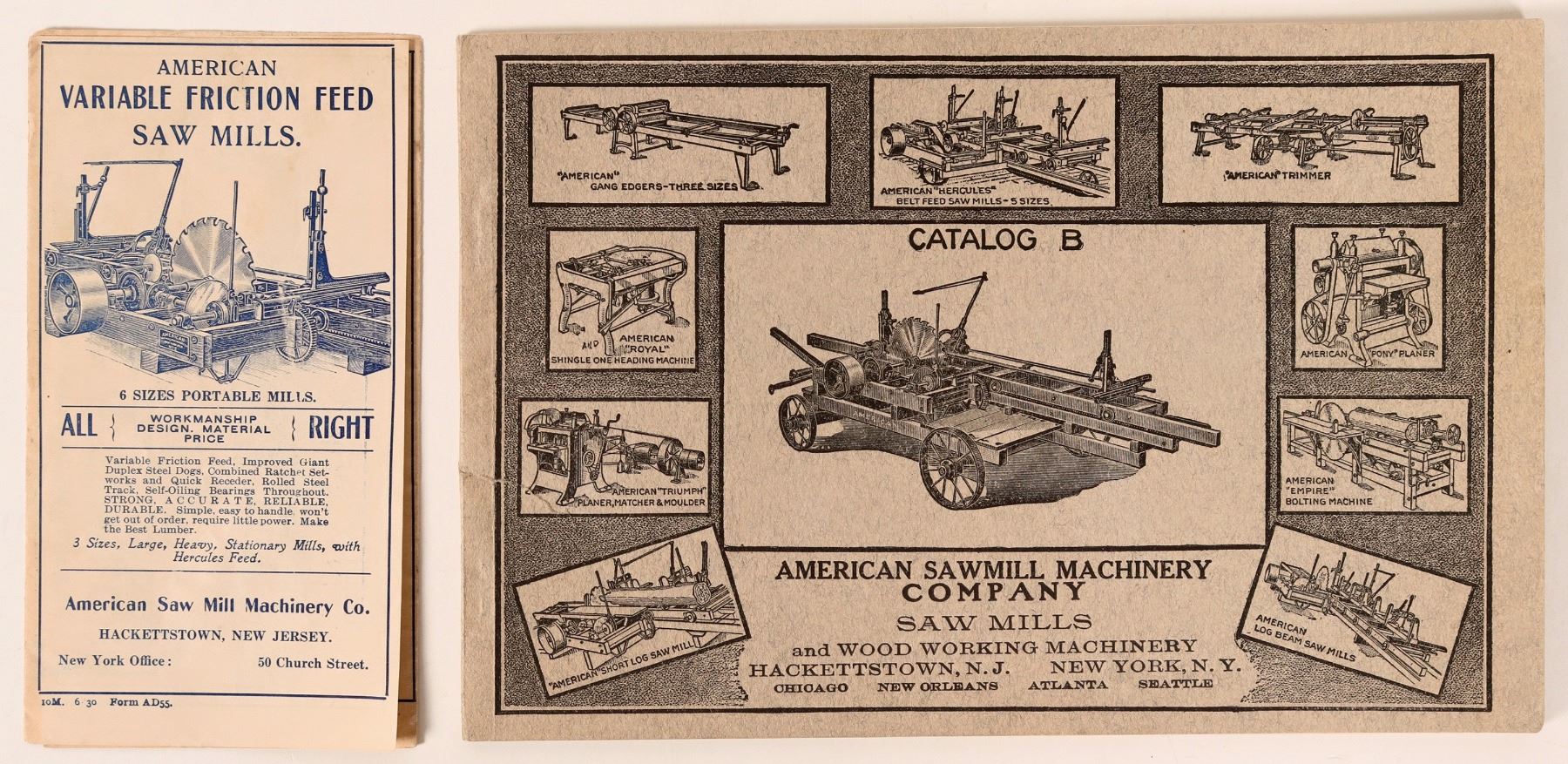 American Saw Mill Machinery Co. Catalogs (112074) Holabird Western