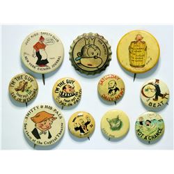 Old Comic Pin Backs  (114307)