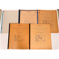 Washington USGS Geologic Folios (5)  (112194)