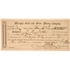 Image 1 : Mazeppa Gold & Silver Mining Co Stock Assessment, Virginia City, 1863  (111348)