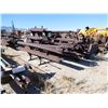 Image 1 : Rack of drill steel.  8 to 12 ft lengths, about 40  (114182)
