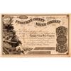 Image 1 : Tuolumne County Water Company Stock Certificate - California Gold Rush Stock!  (107765)