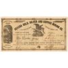 Image 1 : Nevada Gold, Silver & Copper Mining Co Stock, Nevada County,, Cal. 1863  (111357)
