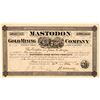Image 1 : Mastodon Gold Mining Company Stock, Sierra County, Cal. 1880  (111388)