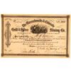 Image 1 : Massachusetts & Colorado Gold & Silver Mining Company Stock   (111387)