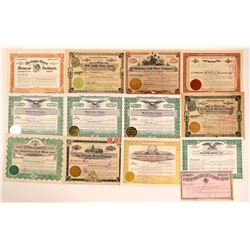 Group of Idaho Mining Stocks  (111007)