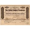 Image 1 : Ridge Copper Company Stock Certificate  (107803)