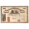 Image 1 : North American Gold & Silver Mining Co of Montana Stock, 1867  (112819)