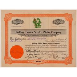 Bullfrog Golden Sceptre Mining Co.  (110852)