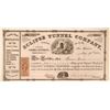 Image 1 : Eclipse Tunnel Company Stock Certificate, Humboldt County, Nevada Territory  (110927)