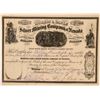 Image 1 : Morris & Cable Silver Mining Co. of Nevada Stock, Reese River, 1872  (111352)