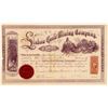 Image 1 : Lisbon Gold Mining Company Stock, New Hampshire, 1866- Rare  (111397)