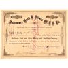 Image 1 : Baltimore Gold & Silver Mining & Smelting Co. Stock Certificate  (107776)