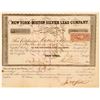 Image 1 : New York & Boston Silver Lead Company Stock, Pennsylvania, 1864  (111370)