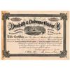 Image 1 : Dunleith & Dubuque Bridge Company Stock Certificate, 1890, Signed by Stuyvesant Fish  (111249)