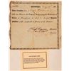 Image 1 : 1811 Pennsylvania Wine Stock Certificate  (107804)