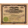 Image 1 : Lake Sub-Marine Company Stock Certificate  (107756)
