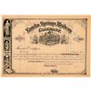 Image 1 : Eureka Springs Railway Co Stock Certificate  (111203)