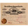 Image 1 : California Improvement Co. Stock Issued to W.A. Clark & Edward H. Harriman (Endorsed by Clark)  (111