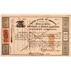 Image 1 : Chicago & Great Eastern Railway Co Stock Certificate, 1865  (111227)