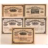 Image 1 : Belt Rail Road & Stock Yard Co. Stock Certificates (5)  (111056)