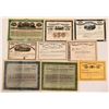 Image 1 : Group of Indiana & Illinois Unissued R.R. Stocks + Bonds  (111192)