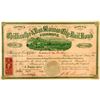 Image 1 : Chillicothe & Des Moines City Rail Road Co Stock Certificate, 1869- Rare  (111124)