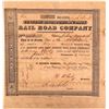 Image 1 : Clinton & Port Hudson Rail Road Co Stock Certificate, 1856, Rare  (111145)