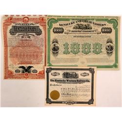 Kentucky Railroad Co.'s Stock/bonds  (112015)