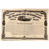 Image 1 : The Chesapeake Ohio & Southwestern Railroad Co Bond, Signed by C.P. Huntington  (111261)