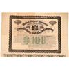 Image 1 : Emmittsburg Railroad Co $100, 1st Mortgage Gold Bond, 1874  (111082)